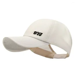 Ball Caps Women's High Sun Hat Baseball Protection Female Visor Cap Man Sports Running With Hole