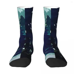 Men's Socks All Seasons Crew Stockings Mountain Harajuku Casual Hip Hop Long Accessories For Men Women Christmas Gifts