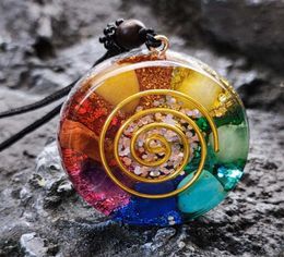 Pendant Necklaces Orgonite Necklace Energy Generator Emf Protection Healing Crystal Sacred Geometry Chakra Meditation Jewellry7095841