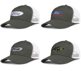 Men Mesh Cap Ford Performance Racing Original logo Women039s One Size Ventilation Sun Hats Camouflage Grey black white1268585