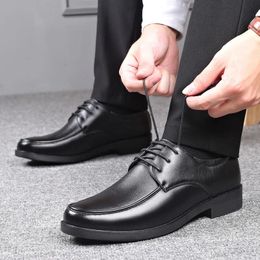 Mens Dress Shoes Men's Formal Original Leather Italian Skin Shoes for Men Elegant Casual Business Luxury Social Male Shoe 240103