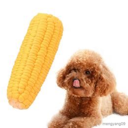 Dog Toys Chews Interactive Toy Squeaky Pet Dog Puppy Latex Corn Shape Bite-resistant Play Chew for Entertainment