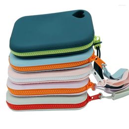 Storage Bags Portable Silicone Handy Key Card Waterproof Dust-proof Cable Headset Mini Tote Bag With Zipper Accessories