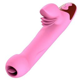 vibrator Whirlwind 5th Generation Honey Tongue Telescopic Intelligent Heating Lick Charging Vibration Rod Variable Frequency Women Shock 231129