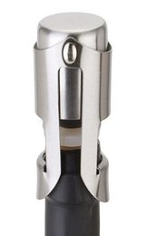 Stainless Steel Wine Stoppers Vacuum Sealed Wine Bottle Stoppers Plug Pressing Type Champagne Cap Cover Storage HHA9903222831