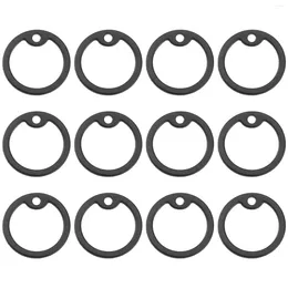 Dog Collars 12pcs Professional ID Tag Silencers Silicone Useful Mute Circle For Pet Cat