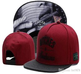 2019 new & Sons BITCHES leather brim brand baseball snapback caps hat for men women sports hip hop bone gorras fashion mens womens8284253