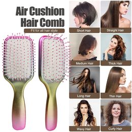 Scalp Massage Comb Gasbag Anti Static Hair Air Cushion Hairbrush Wet Curly Detangle Hair Brush 240104