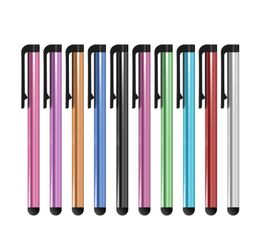 Universal Capacitive Stylus Pen For Iphone7Plus 6S 5 5S Touch Pen For Cell Phone For Tablet Different Colors 500PcsLot DHL 5974625