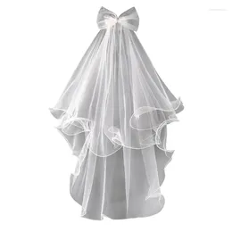 Bridal Veils Girls First Communion Veil With Comb 2 Tier Wedding Hair Accessories For Kids