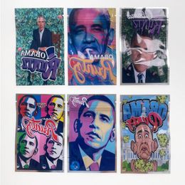 Obama Mylar Bags 35g Packaging For Custom Printed zipper bags Cfban