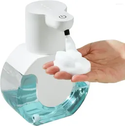 Liquid Soap Dispenser 420ml Automatic Touchless Hand Sanitizer Bottle Infrared Sensor Wall Mounted Bathroom Accessories