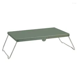 Camp Furniture Outdoor Folding Camping Table Mini Collapsible For Picnic Barbecue Drop