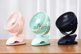 Electric Fans Portable rechargeable usb car clip type silent portable large wind handheld small electric fan J03 YQ240104