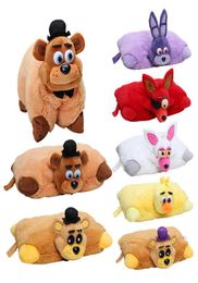 43cm30cm plush Pillow fnaf Golden Freddy Fazbear Mangle chica bonnie foxy plush stuffed pillow doll toy H08243538001