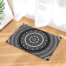 Carpets Home Decor Heat Transfer Printing Flannel Floor Mat Water Absorbing And Anti-skid For Kitchen Bathroom 40x60cm Carpet