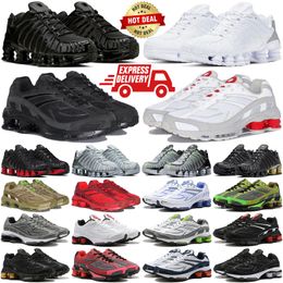 shox tl r4 Ride 2 NZ running shoes men women triple white Silver Platinum Chrome Black Speed Red mens womens trainers sports sneakers runners