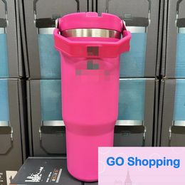 30 oz Fashion Car Tumbler Stainless Steel Vacuum Insulated Coffee Cup with Handle Lids 30oz Car Mugs Wholesale
