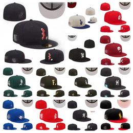 Caps 2023 Fitted hat Mens Designer Baseball Hats Black Colour letter Hip Hop Chicago Sport Full Closed Flat Cap Embroidery Chapeau Stitc