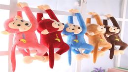 Monkey Stuffed Animal Monkey Toy Long Arm Tail Monkey Doll Soft Plush Toy Appease Toys Home Decoration Curtains Hanging Doll Q07275151902