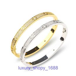 High Quality Car tires's 18k Gold Holiday Gift Bracelet Jewellery Round diamond full set Zircon women's small luxury round hot money Have Original Box