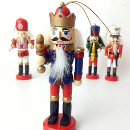 Christmas Decorations Nutcracker Puppet Ornaments Desktop Decoration Cartoons Walnuts Soldiers Band Dolls Miniatures