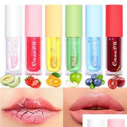 Lip Gloss Fruit Color Changing Plumper Clear Oil Balm Hydrating Liquid Lipstick Waterproof Moisturizing Mirror Lipgloss Drop Deliver Dhcbl