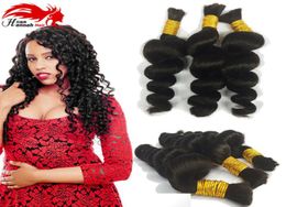 Human Hair For Micro Braids Bulk Hair Loose Wave High Quality Brazilian bulk hair extensions without weft5938535