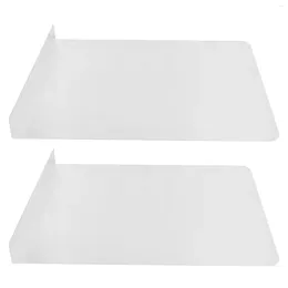 Bath Accessory Set 2 Pcs Sink Splashback Wall Guard Splatter For Wall-mounted Metal Kitchen Stainless Steel Side