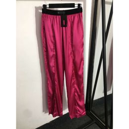 Women's Leggings Spring/summer Fashionable Elegant Wear Letter Ribbon Elastic Waist Casual Cool Lightweight Pocket Pants