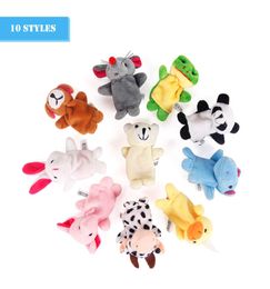 Mini Animal Finger Baby Plush Toy Finger Puppets Talking Props Animal Group Stuffed Plus Animals Stuffed Animals Toys Gifts Froz6635029