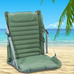 Camp Furniture Portable Inflatable Air Cushion Multi-angle Adjustable Foldable Chair High-strength Support For Outdoor Picnic Beach