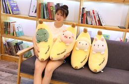 62cm Pig Rabbit Lamp Dinosaur Animals Cute Banana Doll Plush Toy Simulation Doll Pillow Girlfriend Pillow Birthday Gift 201907197982183