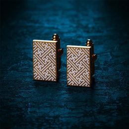 KFLK Design High Quality Cufflinks for Mens Chinese Style Cuff links Buttons Shirt Wedding Custom Guests 240104