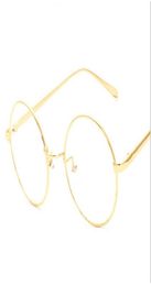 WholeNEW korean retro full rim gold eyeglass frame nerd thin METAL PREPPY STYLE vintage spectacles round computer UNISEX blac3117738