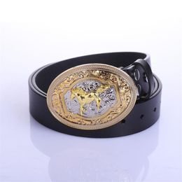 Belts Western Cowboy Belt Buckle Vintage Pattern Novelty For Men And Women 1 5''belts285i