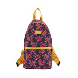 Backpacks 23Designer Kids Backpack Plaid Stitching Leather Letter Logo Suitable For 5 Years Of Age And Above Classical Teenagers Sch Dhgkr