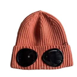 Stones Island Caps Men's Designer Ribbed Knit Lens Hats Women's Extra Fine Merino Wool Goggle Beanie Official Website Version CP 571 416 106