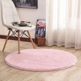 Carpets Children Bedroom Carpet Super Soft Luxury Round Fluffy Area Rugs For Nursery Plush Anti-slip Girls