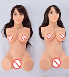 New Japanese Real Silicone Realistic Sex dolls Lifelike Adult Sexy Masturbation Big Breast Vagina Oral Sex Doll head skeleton Male6354744