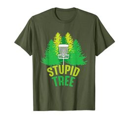 Stupid Tree Funny Frolf Disc Golf TShirt01234567892952170