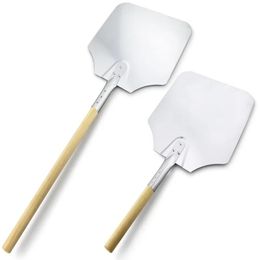 Tools 66cm 9 inch Pizza Shovel Oven Bread Peel Lifter Aluminum Kitchen Cooking Holder Spatula Baking Pastry Tools KKA7801