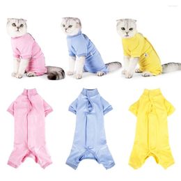 Cat Costumes Recovery Suit Anti Bite Prevent Lick Clothing After Small Dog Cats Jumpsuit Anti-scratch Body Strap Vest