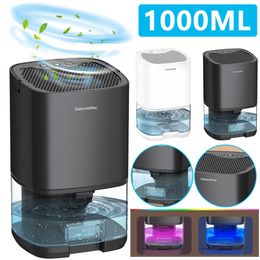 1000ML800mL Portable Air Dehumidifier With Basic Philtre For Home Quiet Moisture Absorbers Machine Anti Humidity Dryer 240104