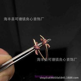 Pendant Ring Tie Home Collar Chain Designer Jewelry Tifannissm New Seiko V Gold T Rope Earrings Twisted Earstuds Knotted Pink Diamond Advance Have Original Box
