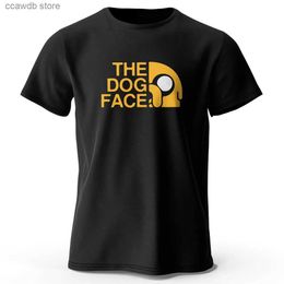 Men's T-Shirts Men's Jake The Dog Printed T Shirt Oversized Funny Graphic Tees for Men Women Tops Tees T240105