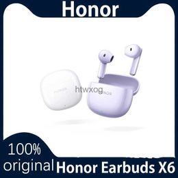 Cell Phone Earphones Honour Earbuds x6 TWS true wireless Bluetooth headset BT 5.3 HiFi 5 DSP AI call noise reduction 40 hours battery life YQ240105