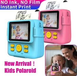 Children Digital Camera Instant Print for Kids Thermal Print Camera Instant Po Printing Camera Video Kids Toys for Girls 240104