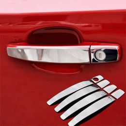 Accessories Fit For Vauxhall Opel Astra Mokka Corsa d Zafira b Insignia Meriva Antara Chrome Steel Door Handle Cover Trim Molding Garnish