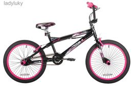 Bikes 20 Girls' BMX Bike Black/Pink Children's bicycles for girlsL240105